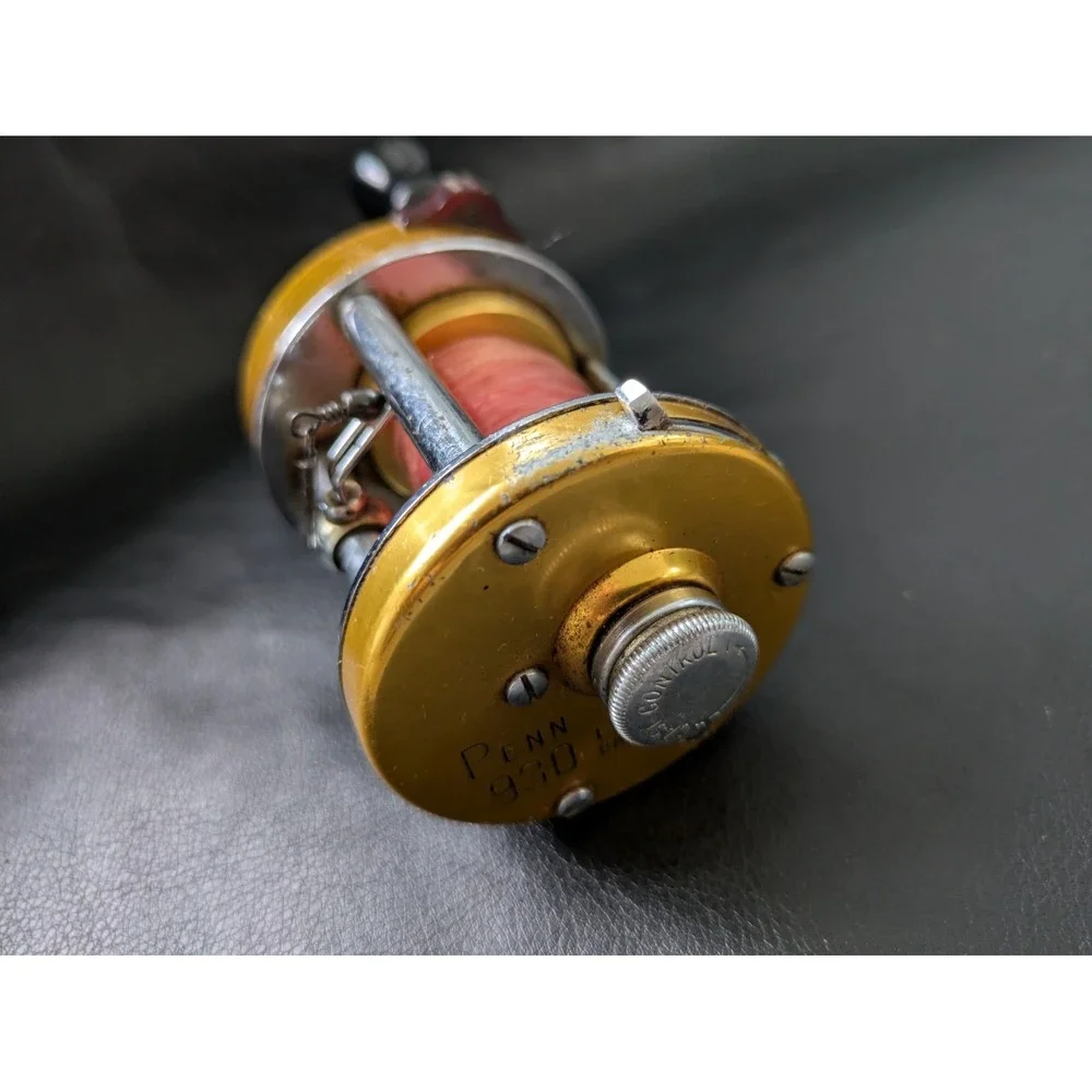 Penn Reels Levelmatic 930 Bait Casting Reel Gold Working